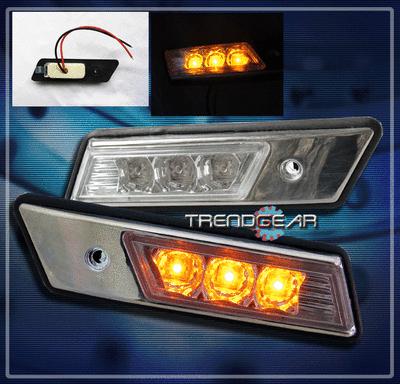 88-96 bmw e36 e34 front led side marker signal lights lamps 89 90 91 92 93 94 95