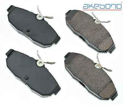 Akebono act1082 brake pad or shoe, rear-proact ultra premium ceramic pads