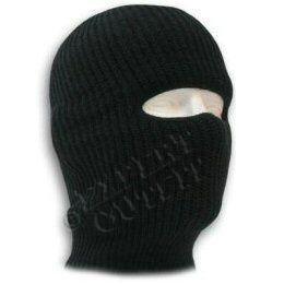 Ski mask black 1 hole beanie hat cap face shield new wholesale sale! #e1001