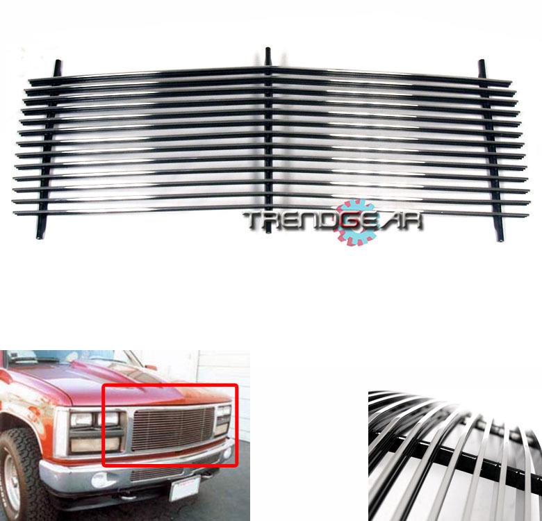 1988-1993 gmc pickup /1992-1993 yukon suburban front upper billet grille grill