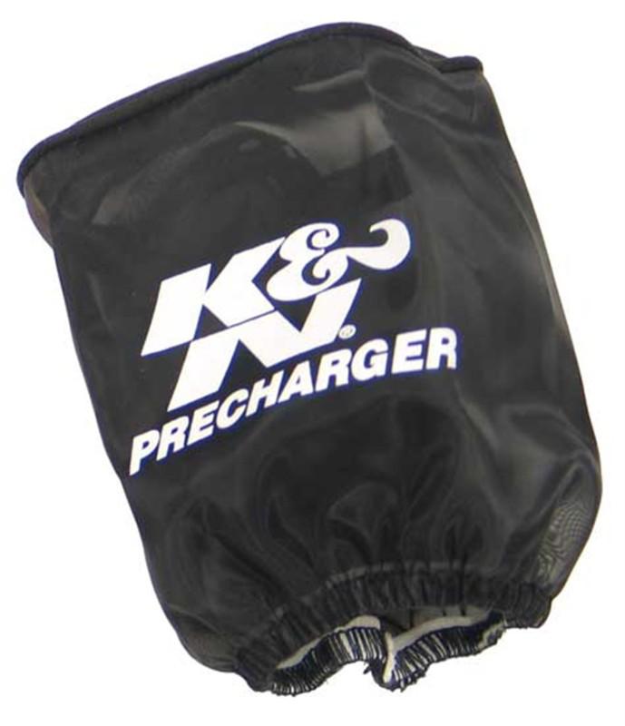 K&n filters ru-0500pk - precharger; filter wrap; black; round straight; closed