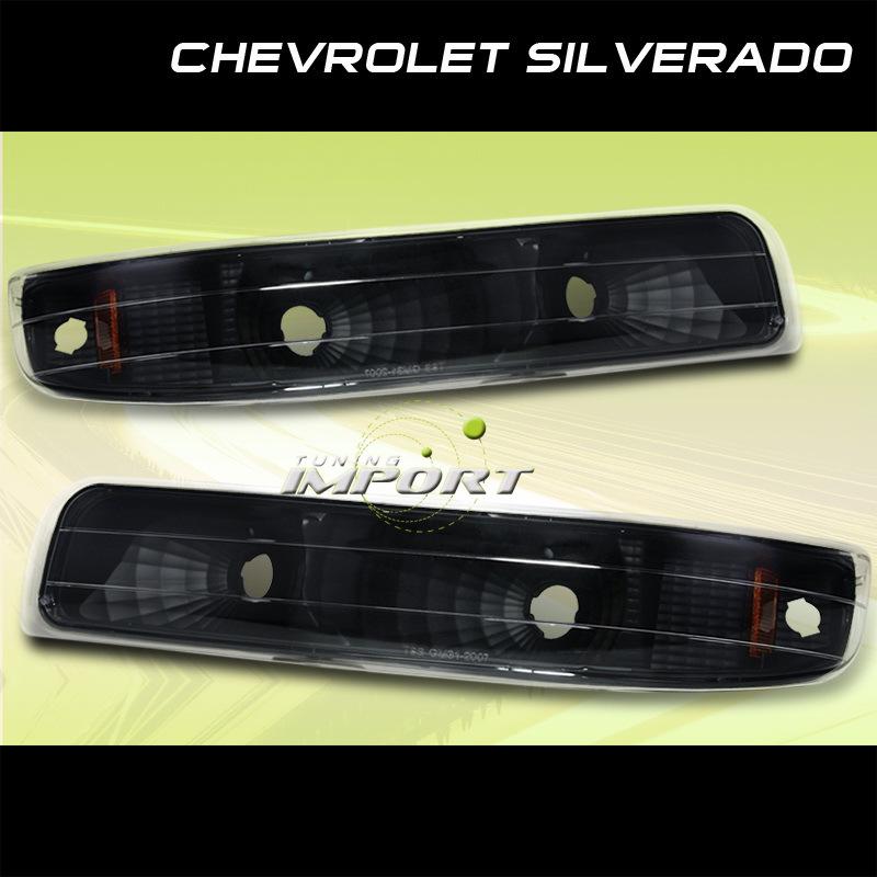 99-02 chevy silverado 00-05 suburban tahoe bumper signal lamps assembly new