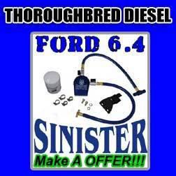 Sinister coolant filtration system filter kit powerstroke 6.4l smc-coolfil-6.4