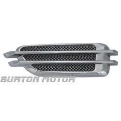 Universal chrome auto side air fender vent truck-g2