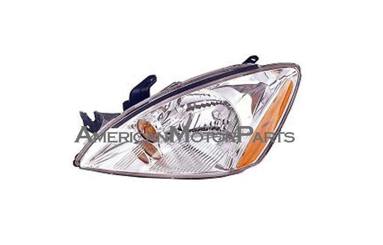 Driver side replacement headlight chrome housing 04-07 mitsubishi lancer