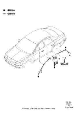 7g1z5420001b kit decal 07 08 09 taurus