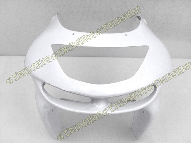 Universal nose fairing for kawasaki zx6r zx 6r zx-6r ninja ( 1998 - 1999 ) white