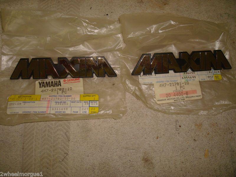 Yamaha nos side cover emblems xj650 maxim 1980-1981