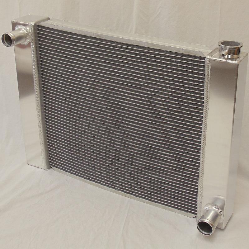 Brand new sbc bbc chevy gm fabricated aluminum radiator 31" x 19" x3'' overall