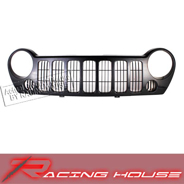 2005 jeep liberty w/fog model sport front grille grill assembly replacement part