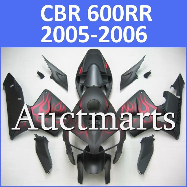 Fit honda 05 06 cbr600rr cbr 600 rr 2005 2006 fairing kit abs plastics b57 d10