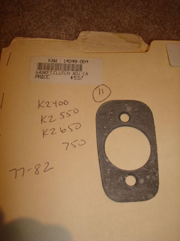 Kawasaki kz 400 550 650 750  clutch adjustment ca gasket 14049-004 77-82