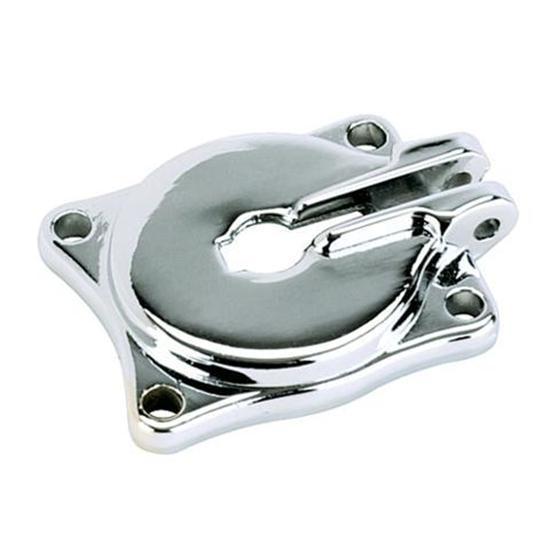 New holley chrome accelerator pump cover, 30cc