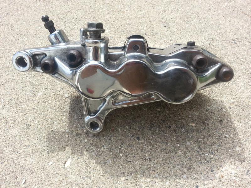 1999 - 2007 suzuki hayabusa oem left front caliper chrome 00 01 02 03 04 05 06