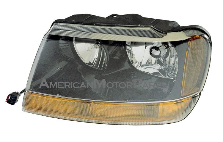 Eagleeye pair replacement headlight 99-02 jeep grand cherokee laredo