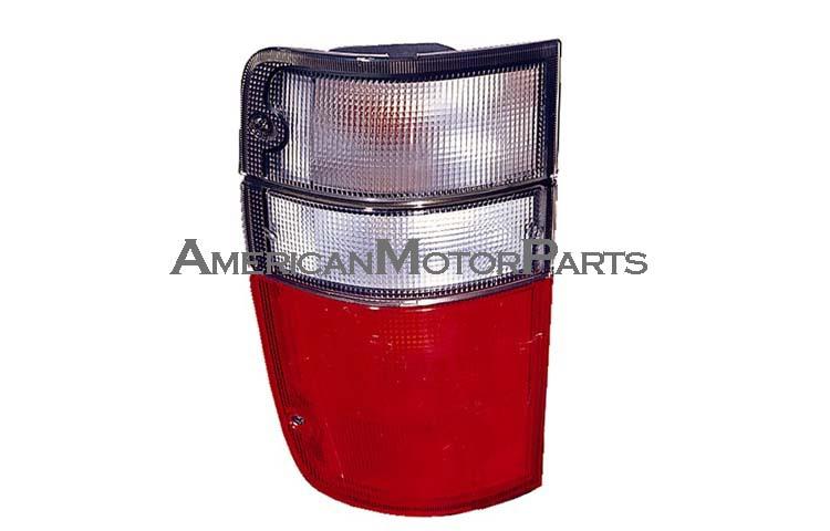 Depo driver replacement red/clear lens tail light 00-02 isuzu trooper