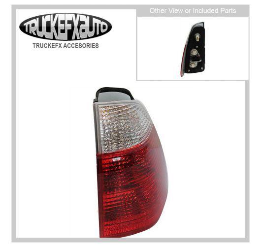 Bm2801118 new tail light lamp passenger right side clear red lens rh hand