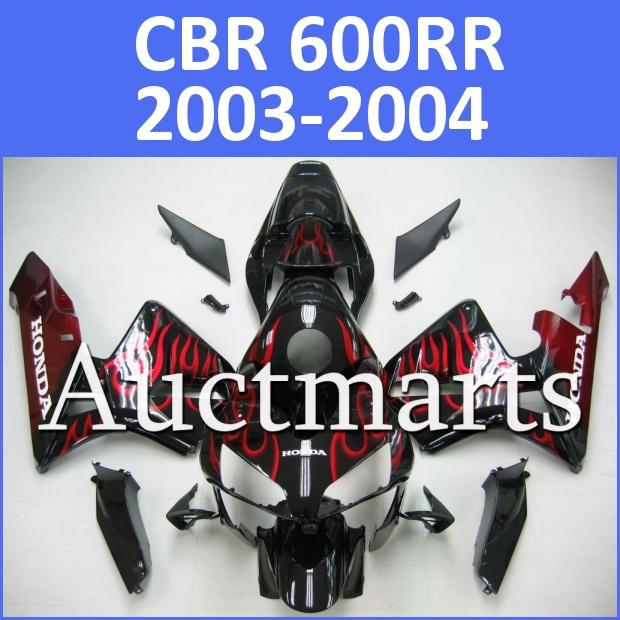 Fit honda 03 04 cbr600rr cbr 600 rr 2003 2004 fairing kit abs plastics a30 d03