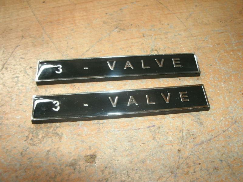 2005 2006 2007 2008 2009 saleen s281 3 valve front fender emblems new pair