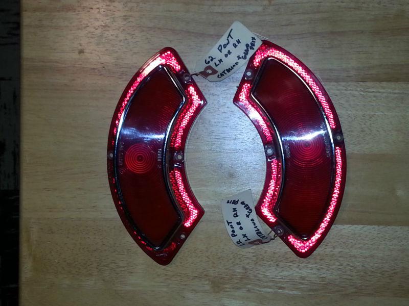 1962 pontiac catalina tail light lenses