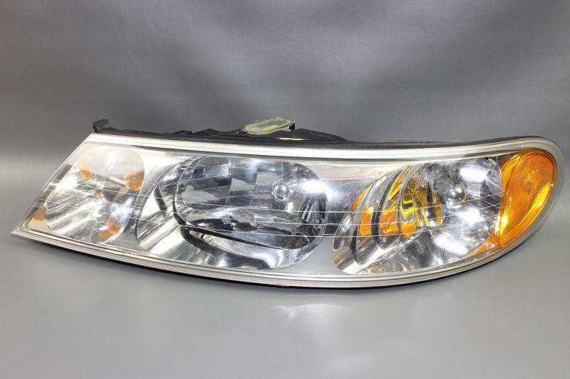 98-02 lincoln continental driver side left lh l headlight head light oem 99 00 