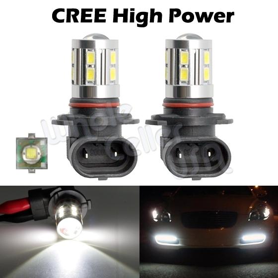 2x high power 9005 hb3 car auto led drl  day driving light bulb lamp white new