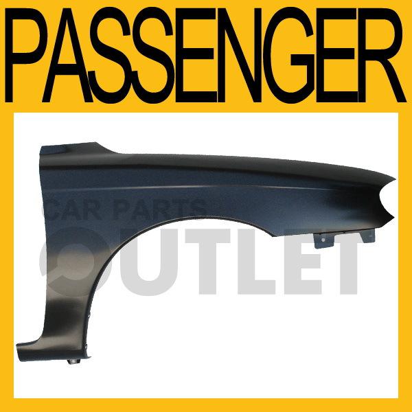 Passenger side right primed fender assembly replacement for 98-01 kia sephia 