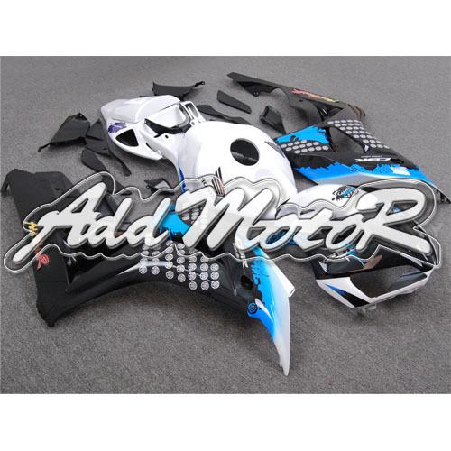 Injection molded fit fireblade cbr1000rr 06 07 blue white black fairing 16n87