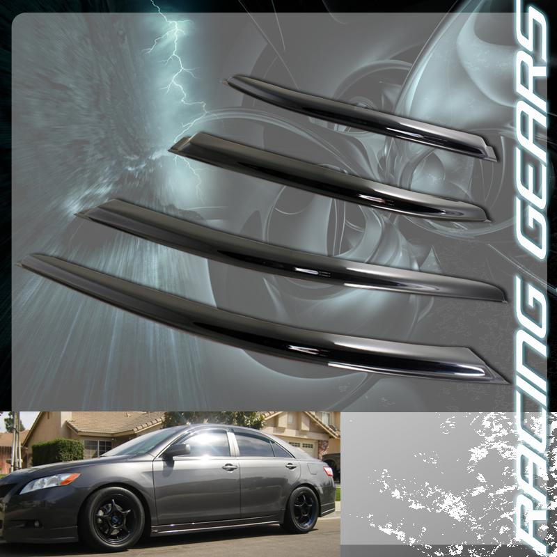 07-10 toyota camry sedan jdm style shield guard sun rain shade door window visor