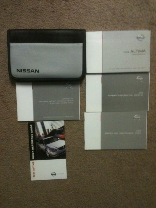 2004 nissan altima owners manual 