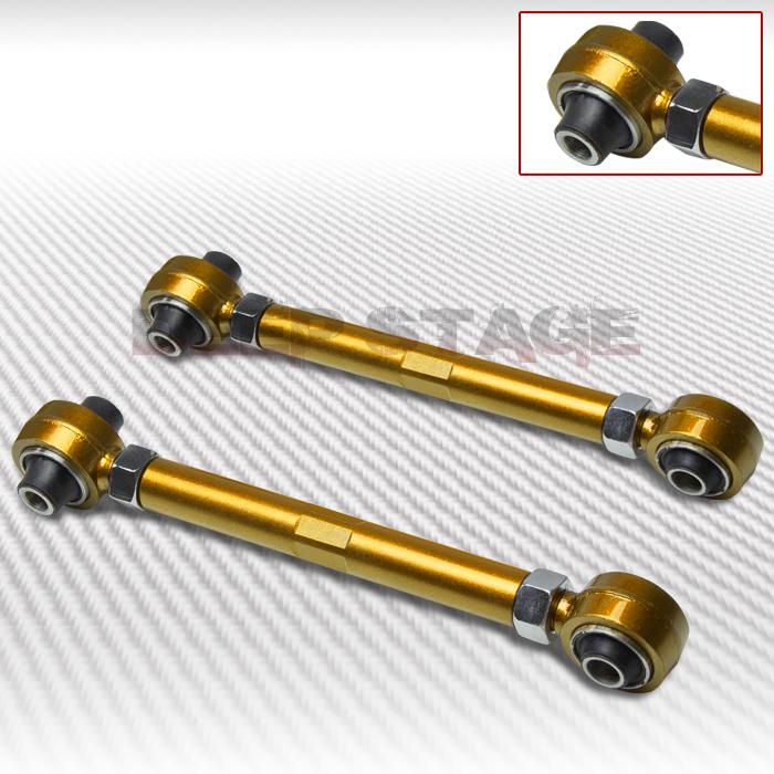 03-12 vw golf/gti mk5/mk6 2-pc high strength rear lower control arms camber gold