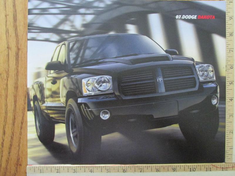 2007 07 dodge dakota pickup truck club cab quad sales brochure