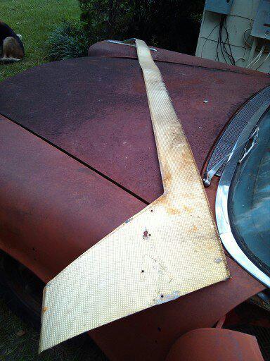 1958 fury original sportone insert passenger side hockey stick driver