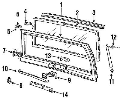 Gmc 15062551 genuine oem factory original striker