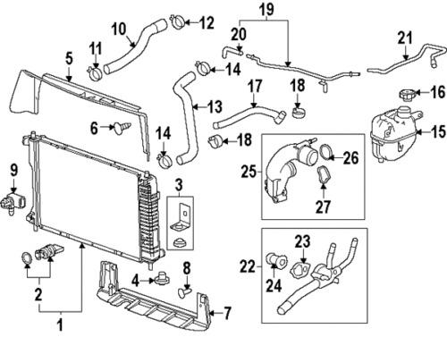 Gmc 21121668 genuine oem factory original lower deflector retainer