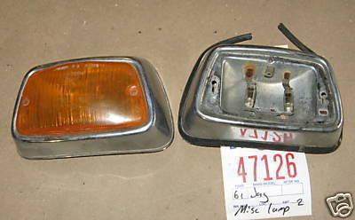 Jaguar 61 side marker light/lamp 1961 1963