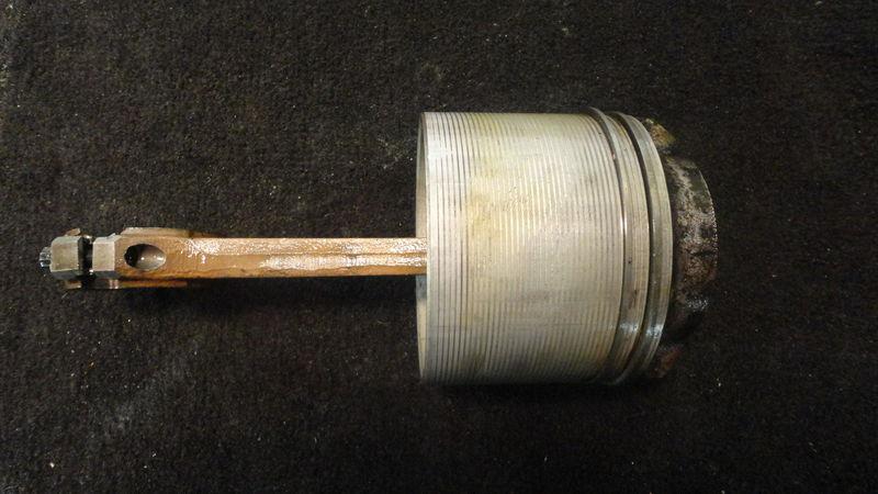 Used piston with rod assy #0396587 for 1991 175hp johnson outboard motor 