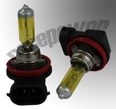 H11 xenon halogen headlight super yellow light bulbs high lo beam fog lamp