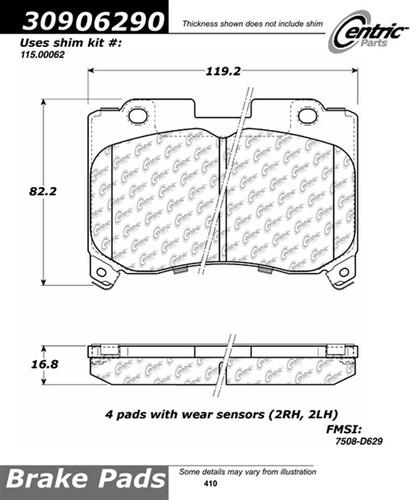 Centric-power slot 309.06290 street performance 93-98 supra