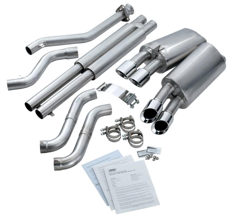 Corsa performance 14117 sport cat-back exhaust system 90-95 corvette