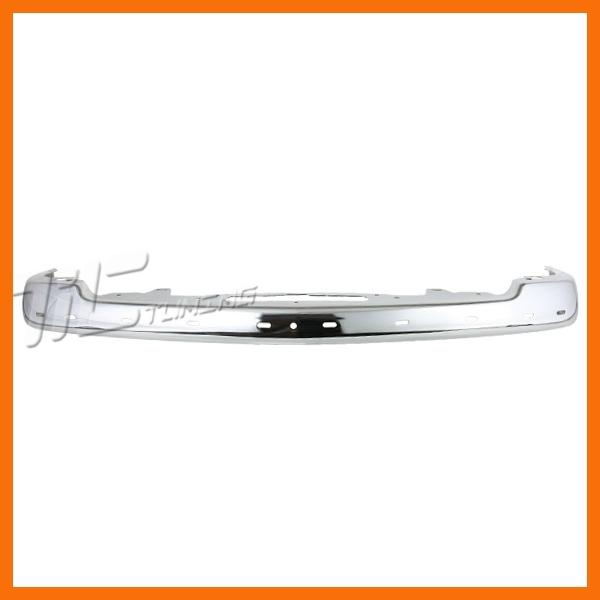 98-05 s10 blazer front bumper chrome face bar ls appearance filler strip holes