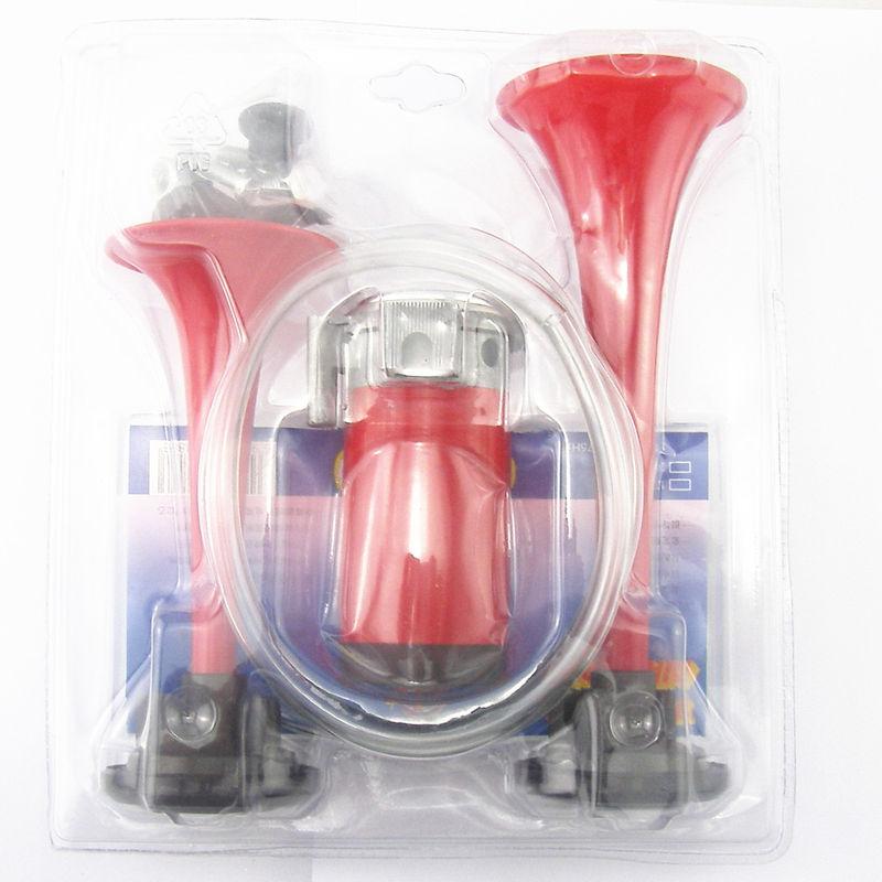 New super loud dual air horn 12v 135 db trumpet & full kit for car truck train