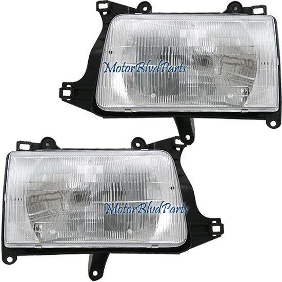 93-98 toyota t100 headlights headlamps right+left pair