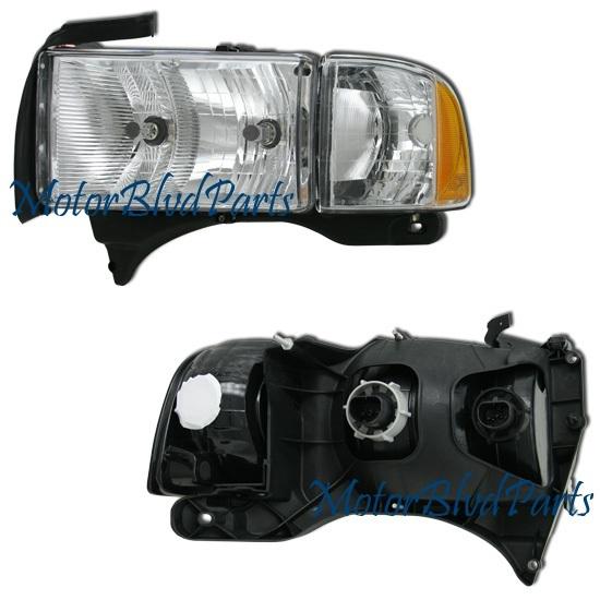 99-01 ram 1500 sport headlight headlamp left driver lh