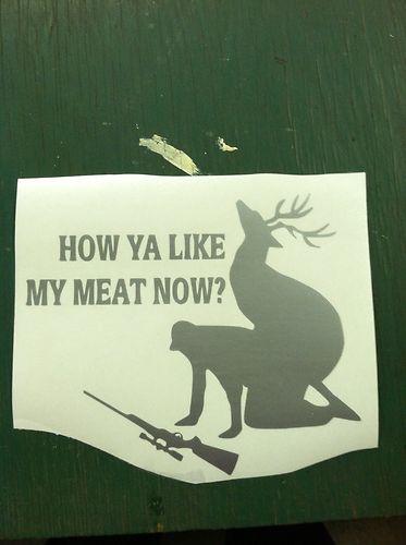 Deer revenge hunter vinyl decal