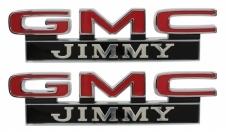 1971-72 gmc pick-up front fender emblem "jimmy"