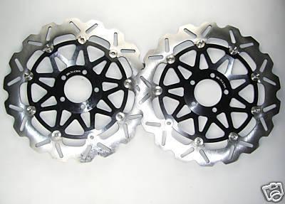 Front brake disc rotor kawasaki zx 12r 9r zzr 7r zxr h