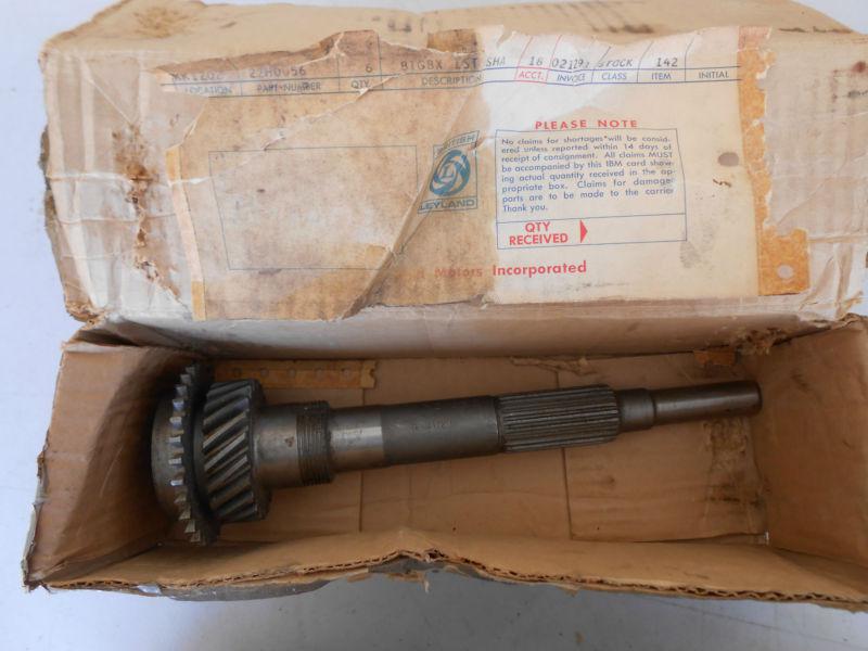 New old stock mowog british leyland mg 22h56 1st motion shaft input shaft