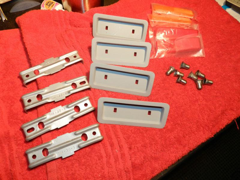 Original complete side marker light set 69 roadrunner/cornet/superbee new lens