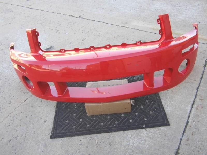 2005 2006 2007 2008 2009 ford mustang gt v8 roush front bumper cover red #5